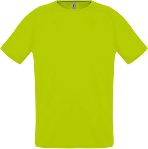 Футболка унисекс Sporty 140, зеленый неон
