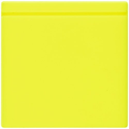 Лейбл из ПВХ Kare, желтый неон