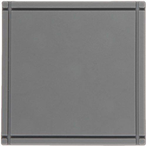 Лейбл из ПВХ Dzeta, L, серый