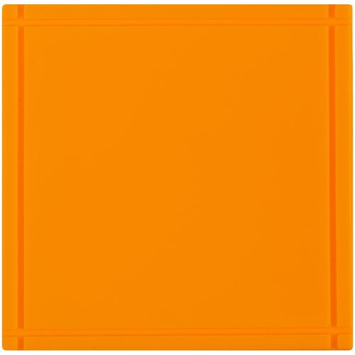 Лейбл из ПВХ Dzeta, L, оранжевый неон