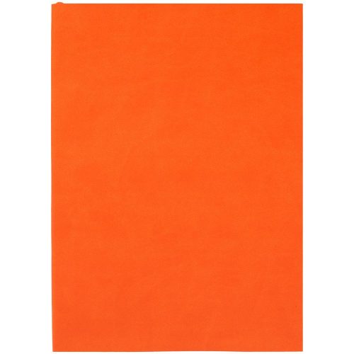Ежедневник Flat, недатированный, оранжевый, без ляссе