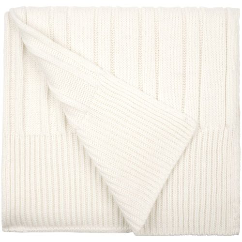 Шарф Knit Beat, белый (молочный)