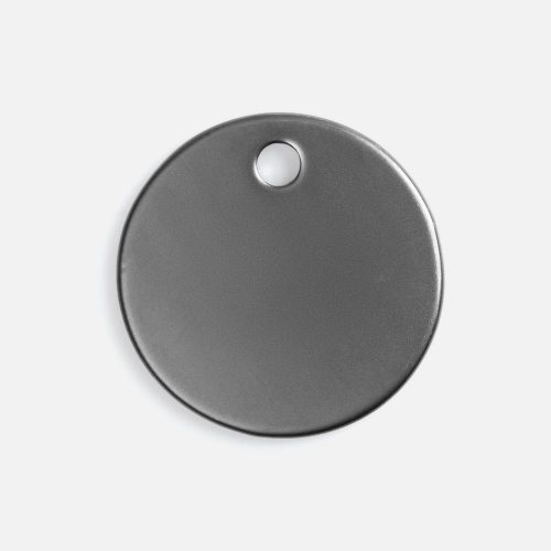 Шильдик металлический Alfa Sirkel, серый металлик