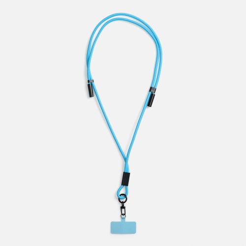 Кабель-ланьярд energyFlex Power Delivery 60 Вт, голубой