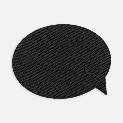 Наклейка тканевая Lunga Bubble, M, черная