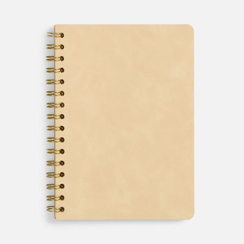 Ежедневник Spiral, недатированный, бежевый