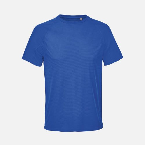 Футболка спортивная унисекс Vortex, ярко-синяя (roayl)