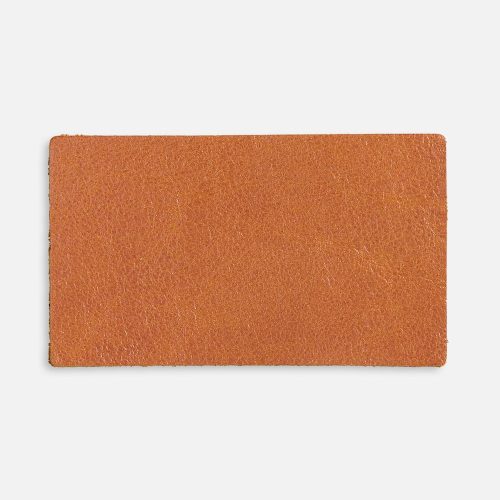 Лейбл кожаный Pasek, M, горчичный