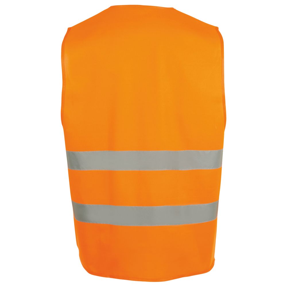Жилет светоотражающий Secure Pro, оранжевый неон — изображение 3