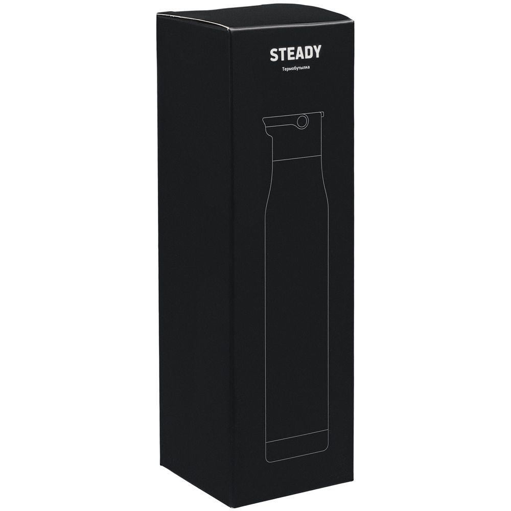 Термобутылка Steady, синяя — изображение 8