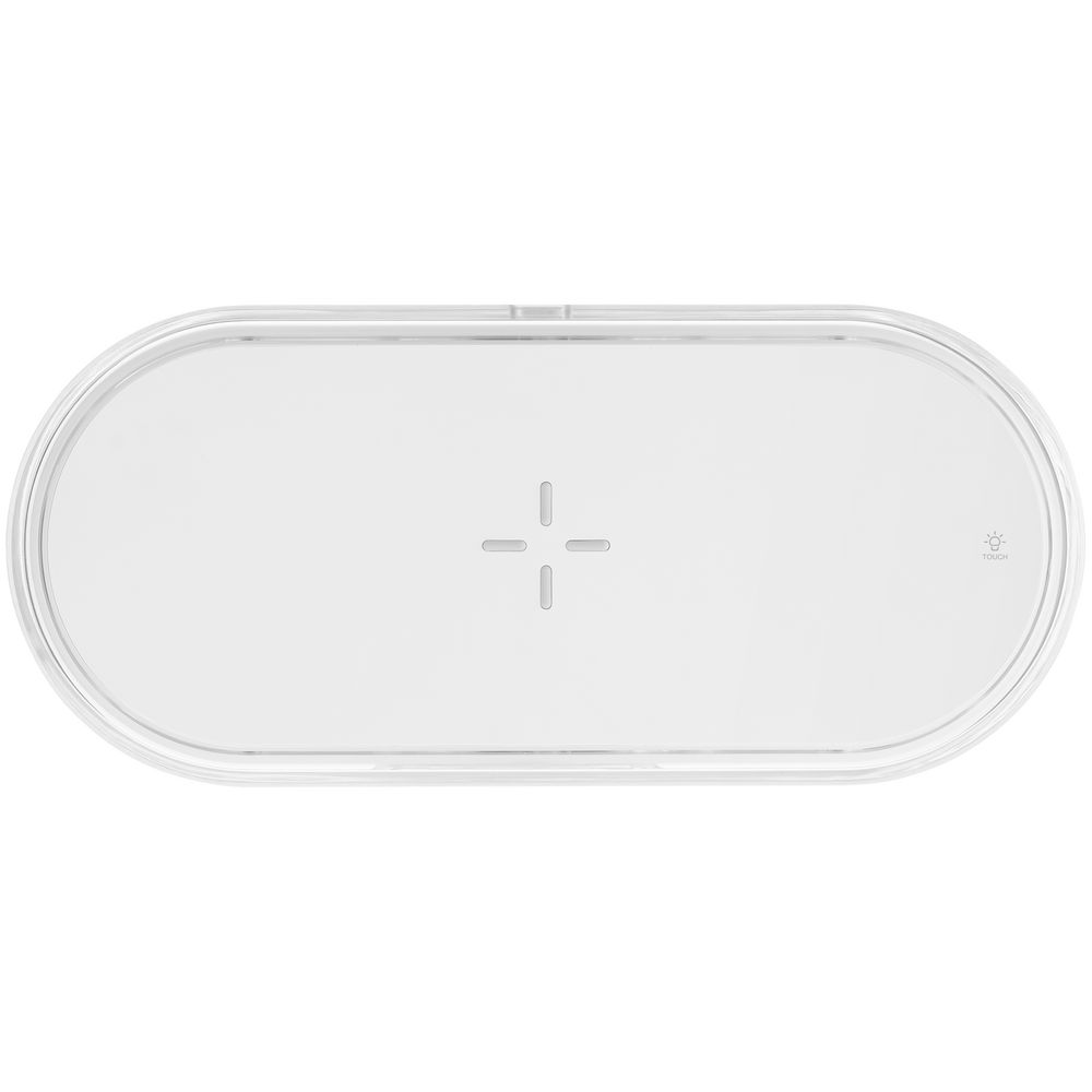 Станция беспроводной зарядки с подсветкой Laconic, белая — изображение 6