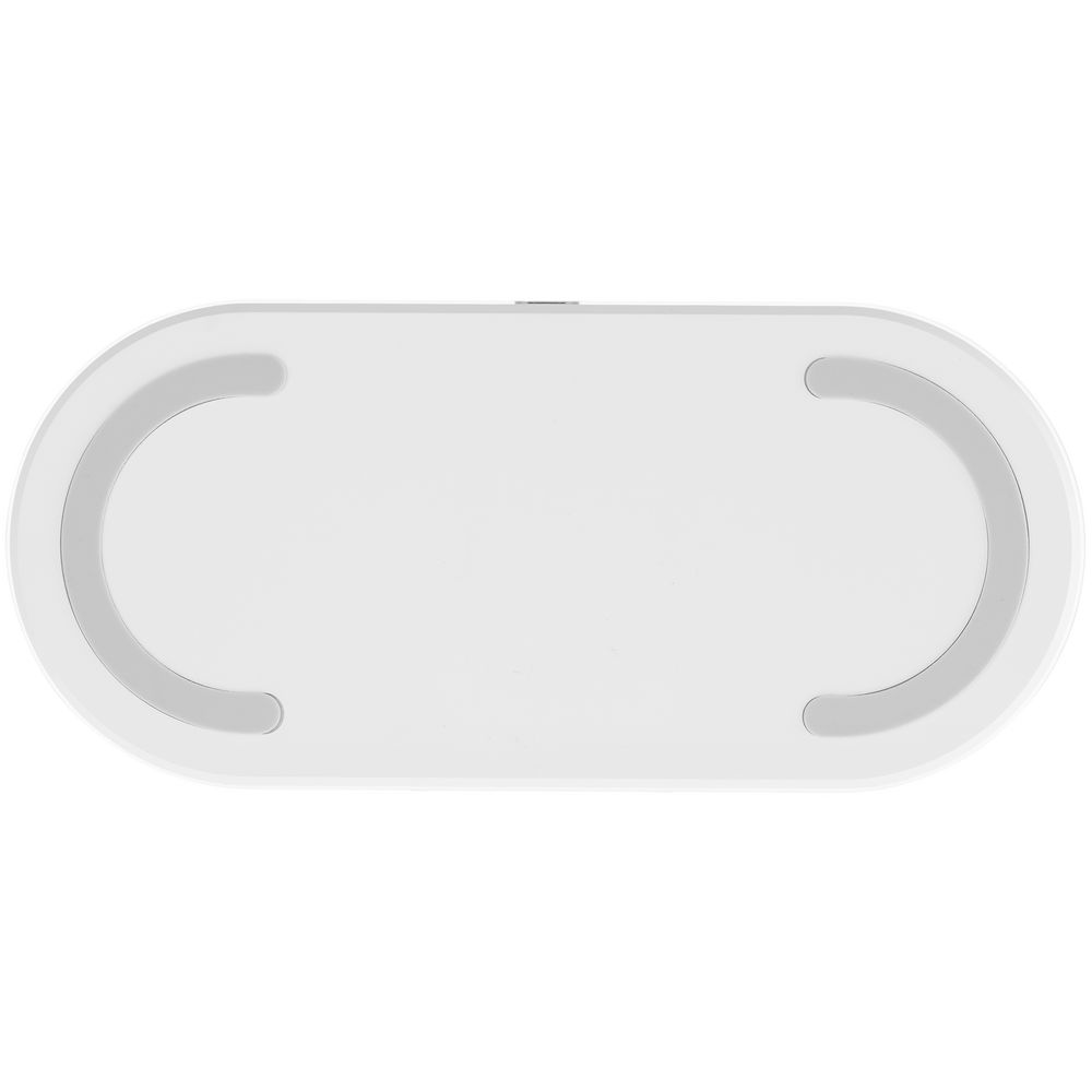 Станция беспроводной зарядки с подсветкой Laconic, белая — изображение 7