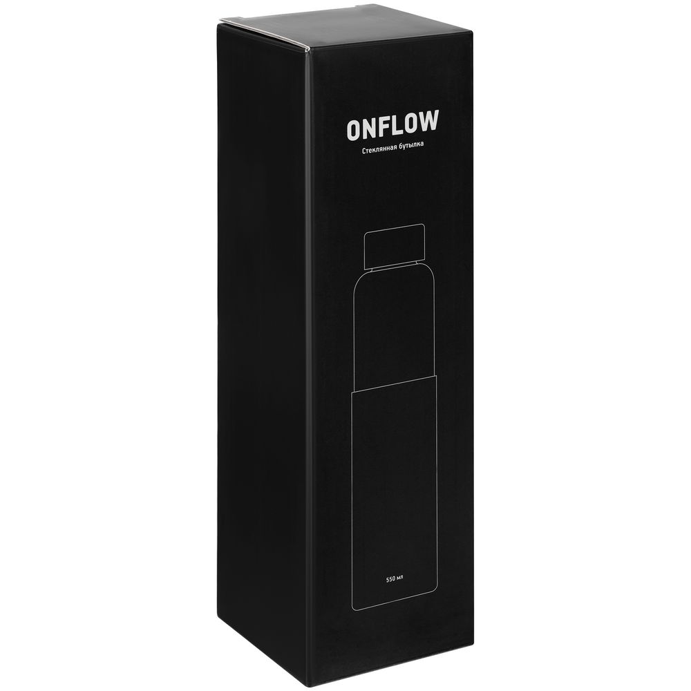 Бутылка для воды Onflow, черная — изображение 10