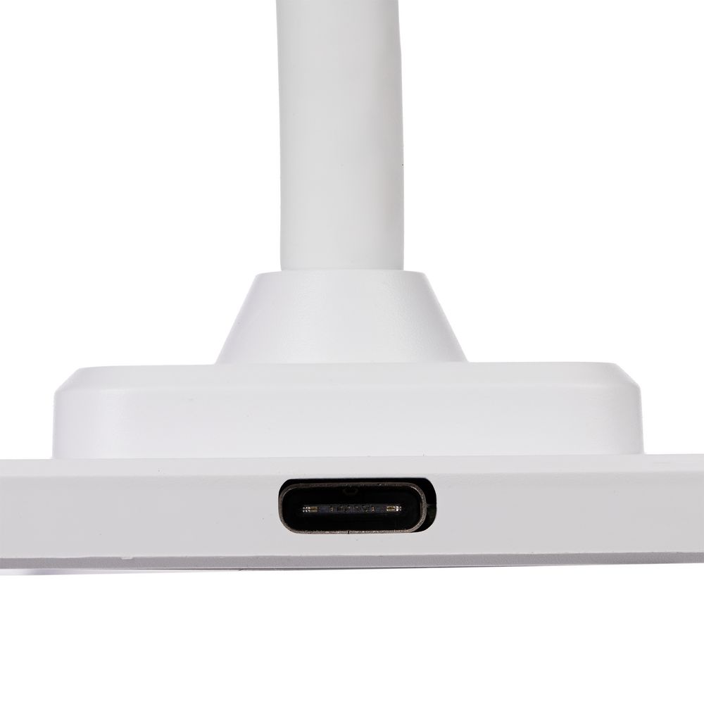 Настольная лампа с беспроводной зарядкой Modicum, белая — изображение 8