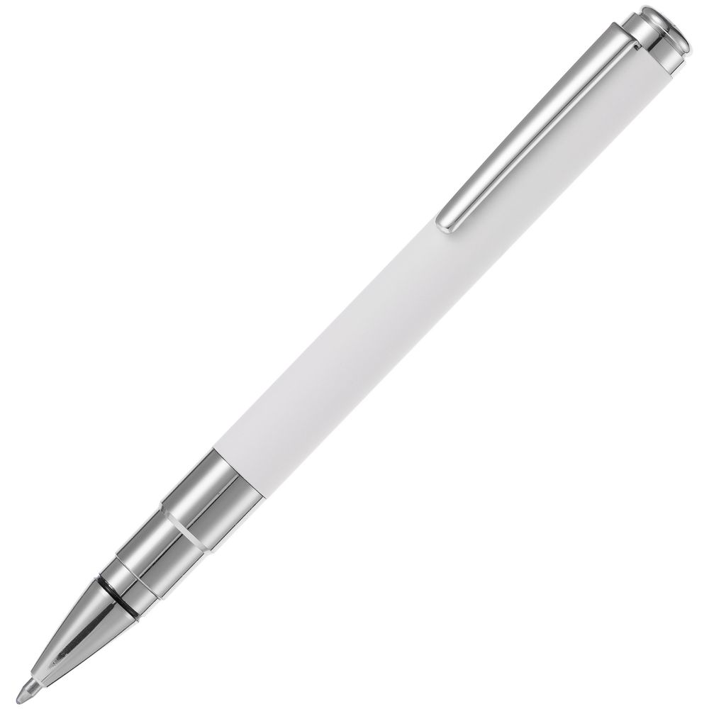 Ручка шариковая Kugel Chrome, белая — изображение 4