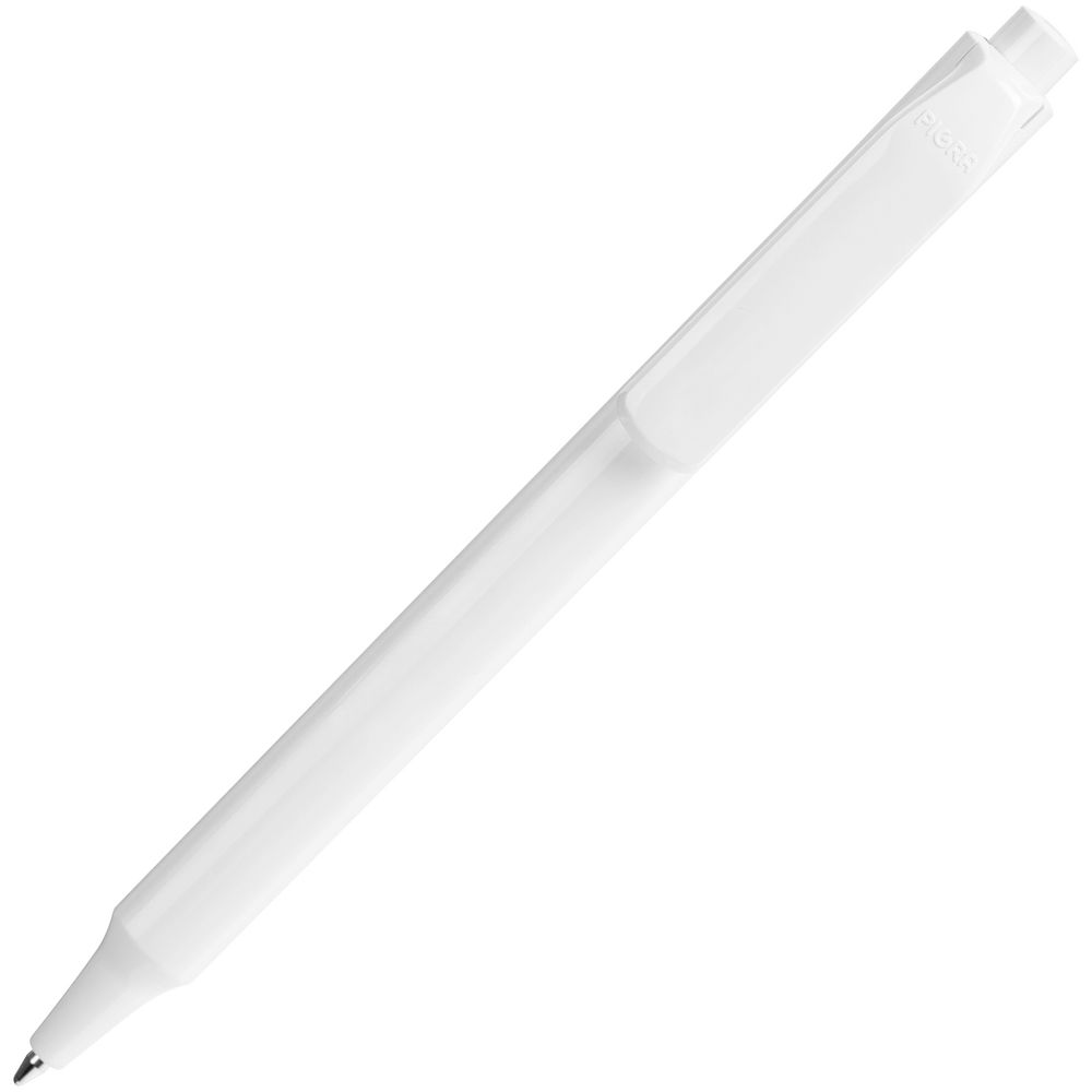 Ручка шариковая Pigra P04 Polished, белая — изображение 3