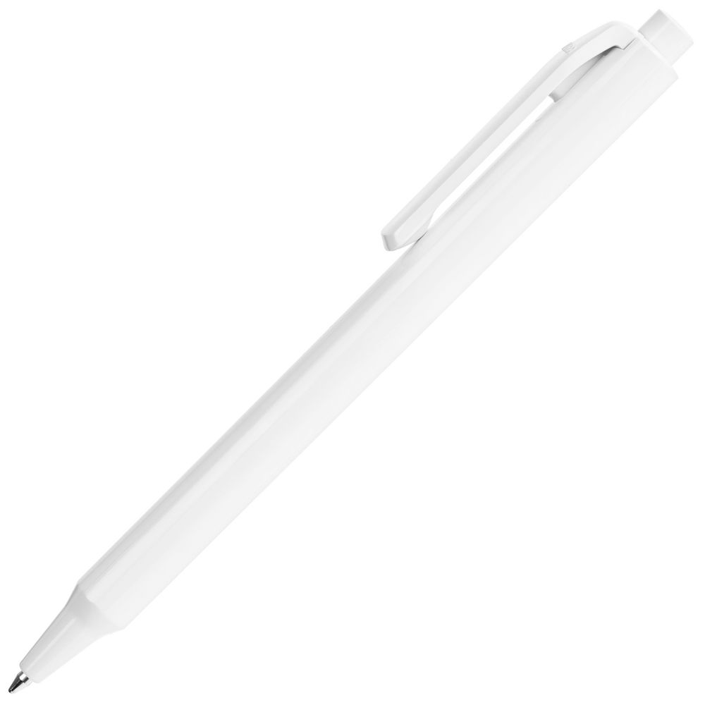 Ручка шариковая Pigra P04 Polished, белая — изображение 4