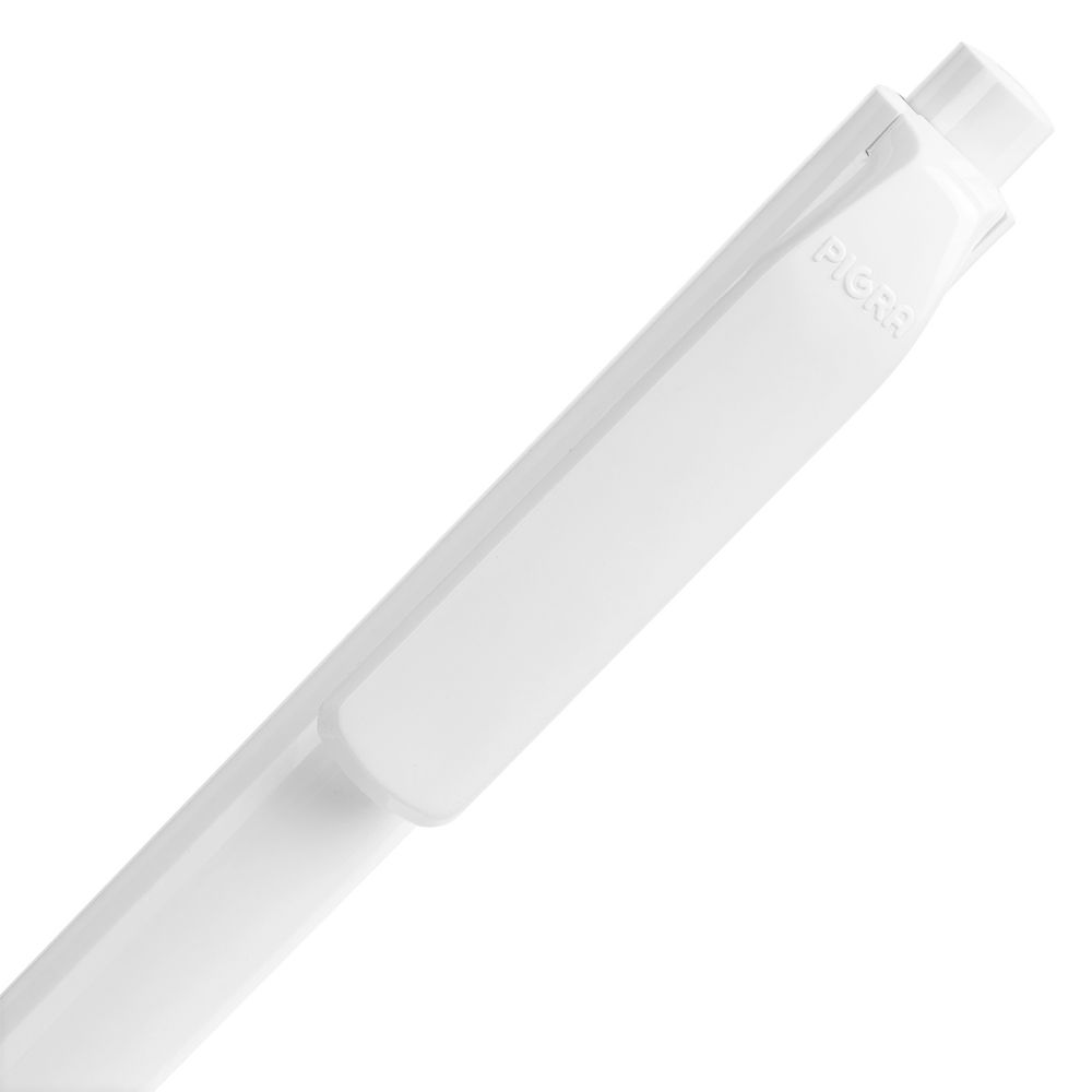 Ручка шариковая Pigra P04 Polished, белая — изображение 5