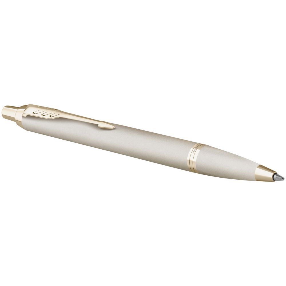 Ручка шариковая Parker IM Professionals Monochrome Champagne, золотистая — изображение 4