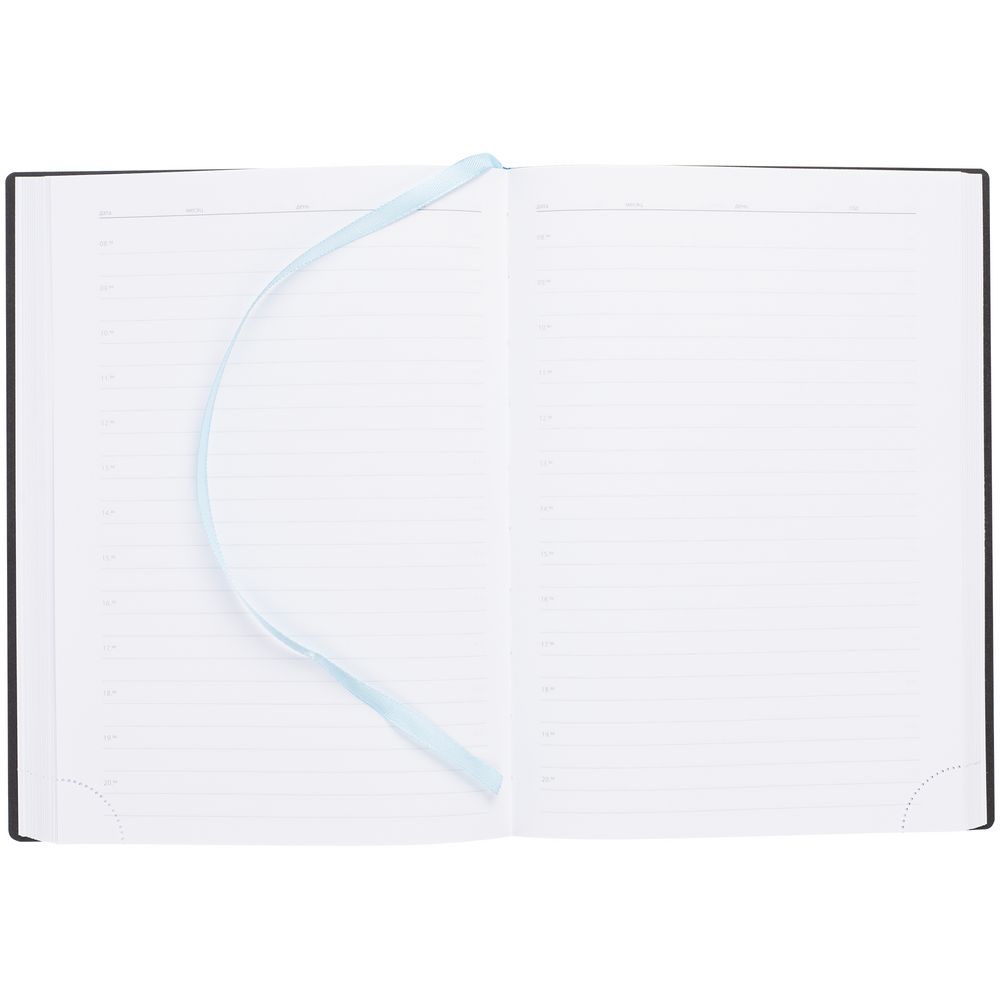 Ежедневник Vivian Metal, недатированный, голубой — изображение 7