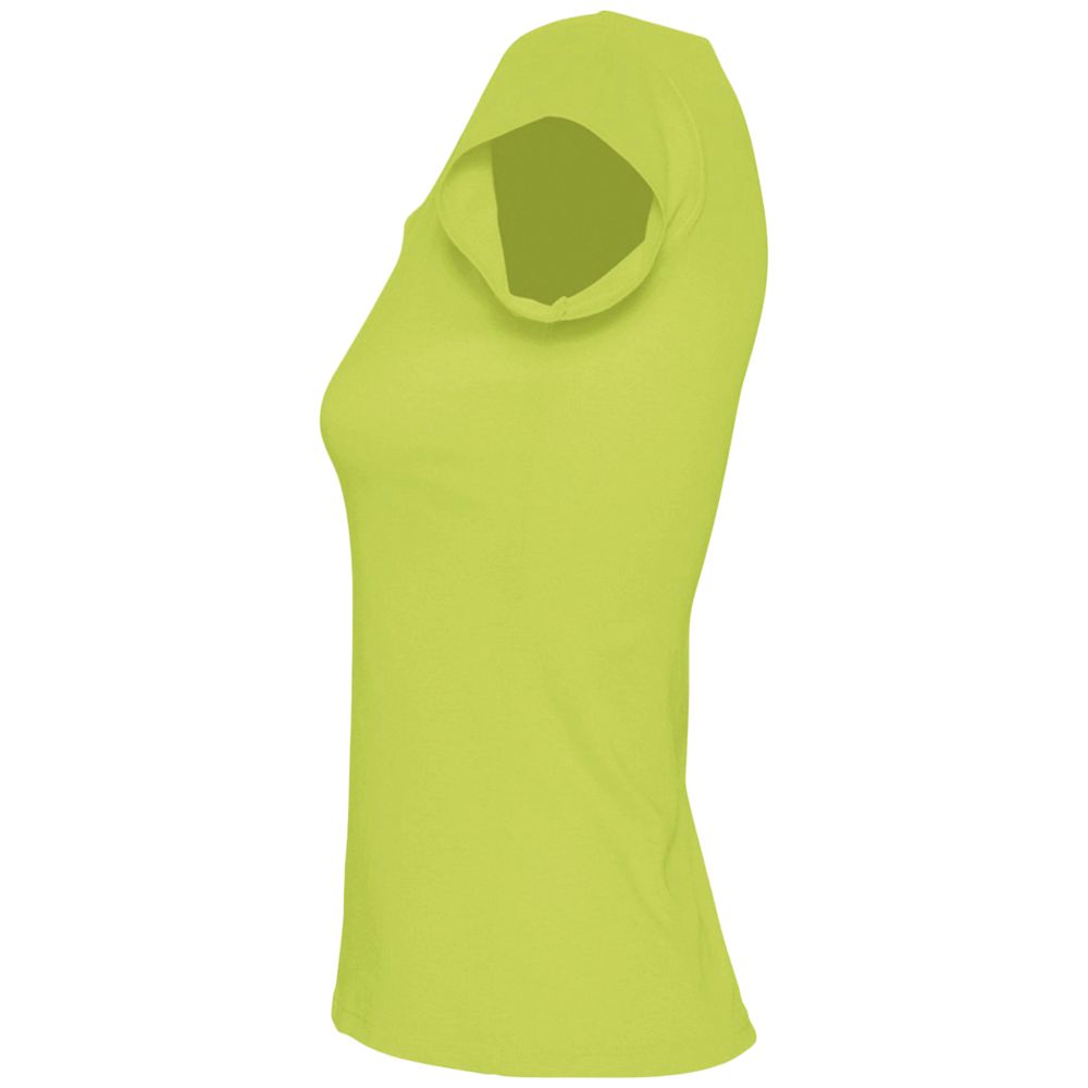 Футболка женская Melrose 150 с глубоким вырезом, зеленое яблоко — изображение 4