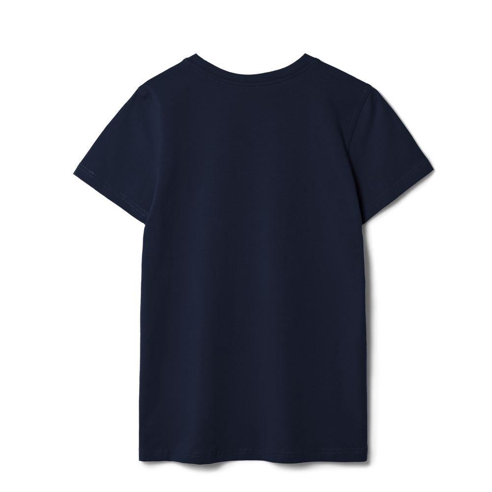 Футболка женская T-bolka Stretch Lady, темно-синяя (navy) — изображение 3