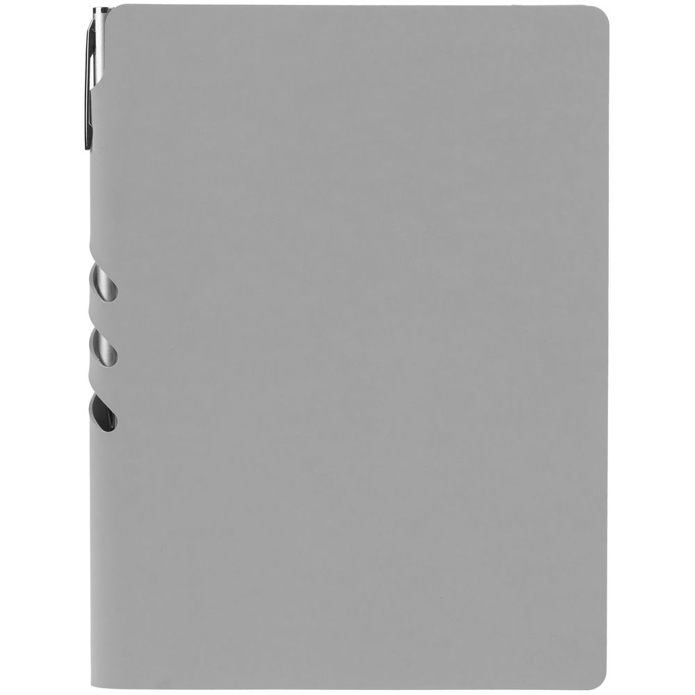 Ежедневник Flexpen Shall, недатированный, серый — изображение 7