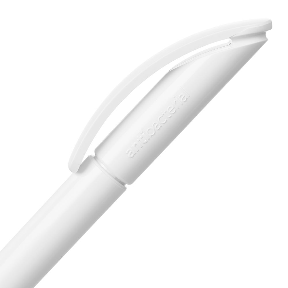 Ручка шариковая Prodir DS3 TPP Antibacterial, белая — изображение 5
