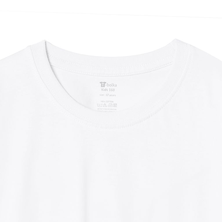 Футболка детская T-Bolka Kids, белая — изображение 4