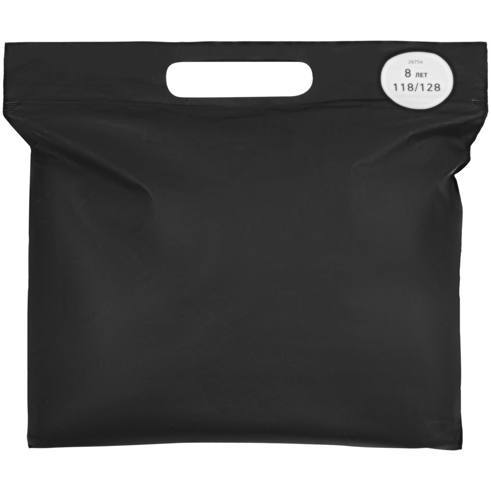 Дождевик детский RainDrop Kids, черный — изображение 4