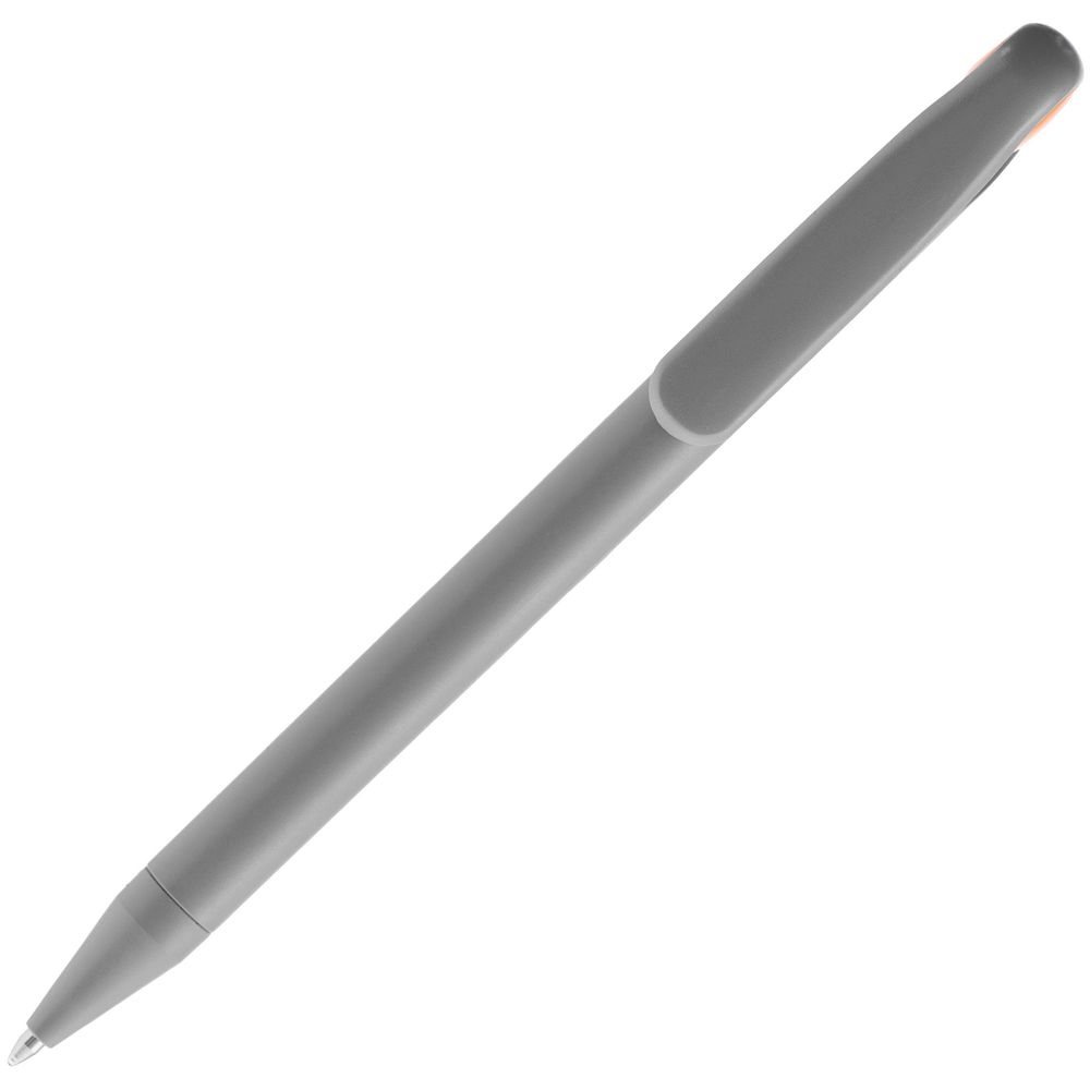 Ручка шариковая Prodir DS1 TMM Dot, серая с оранжевым — изображение 5
