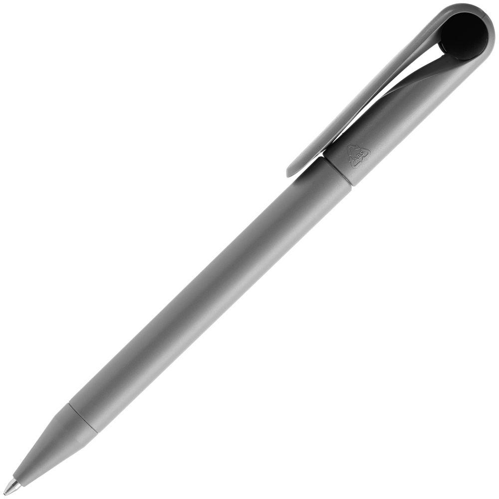 Ручка шариковая Prodir DS1 TMM Dot, серая с черным — изображение 3