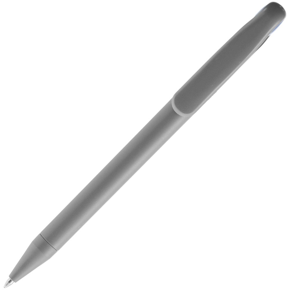 Ручка шариковая Prodir DS1 TMM Dot, серая с синим — изображение 5