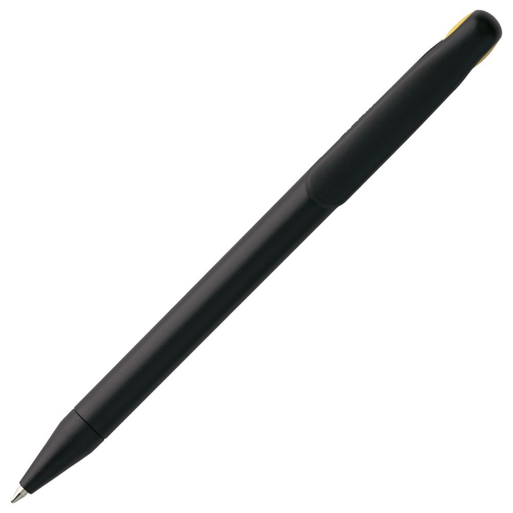 Ручка шариковая Prodir DS1 TMM Dot, черная с желтым — изображение 5