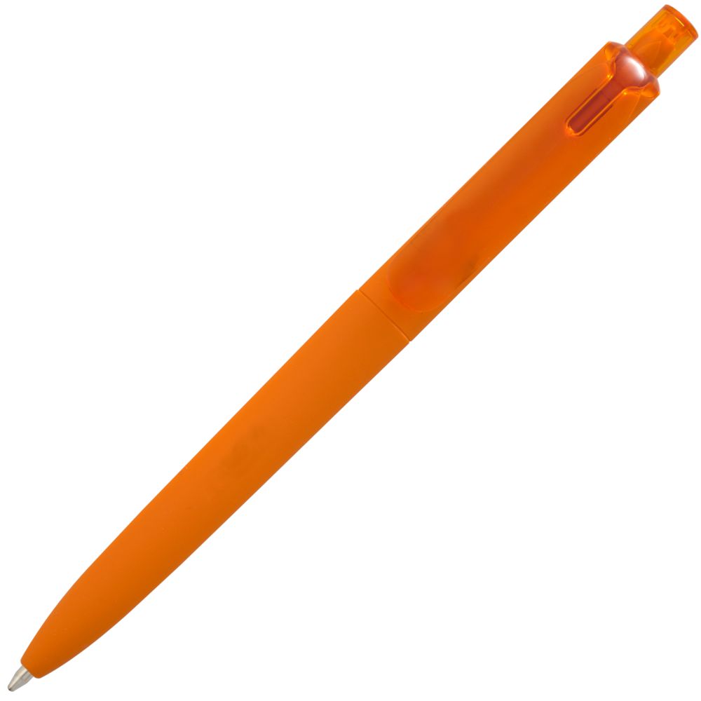 Ручка шариковая Prodir DS8 PRR-T Soft Touch, оранжевая — изображение 3