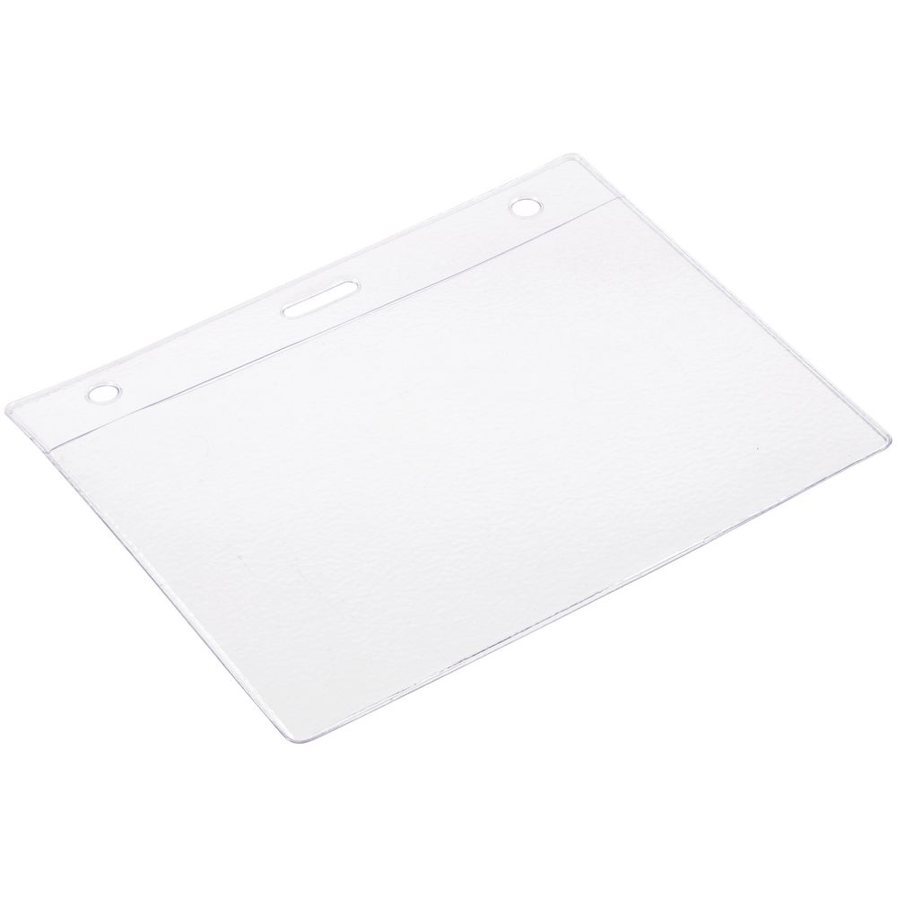 Карман для бейджа Lucid, горизонтальный, из фактурного ПВХ — изображение 3