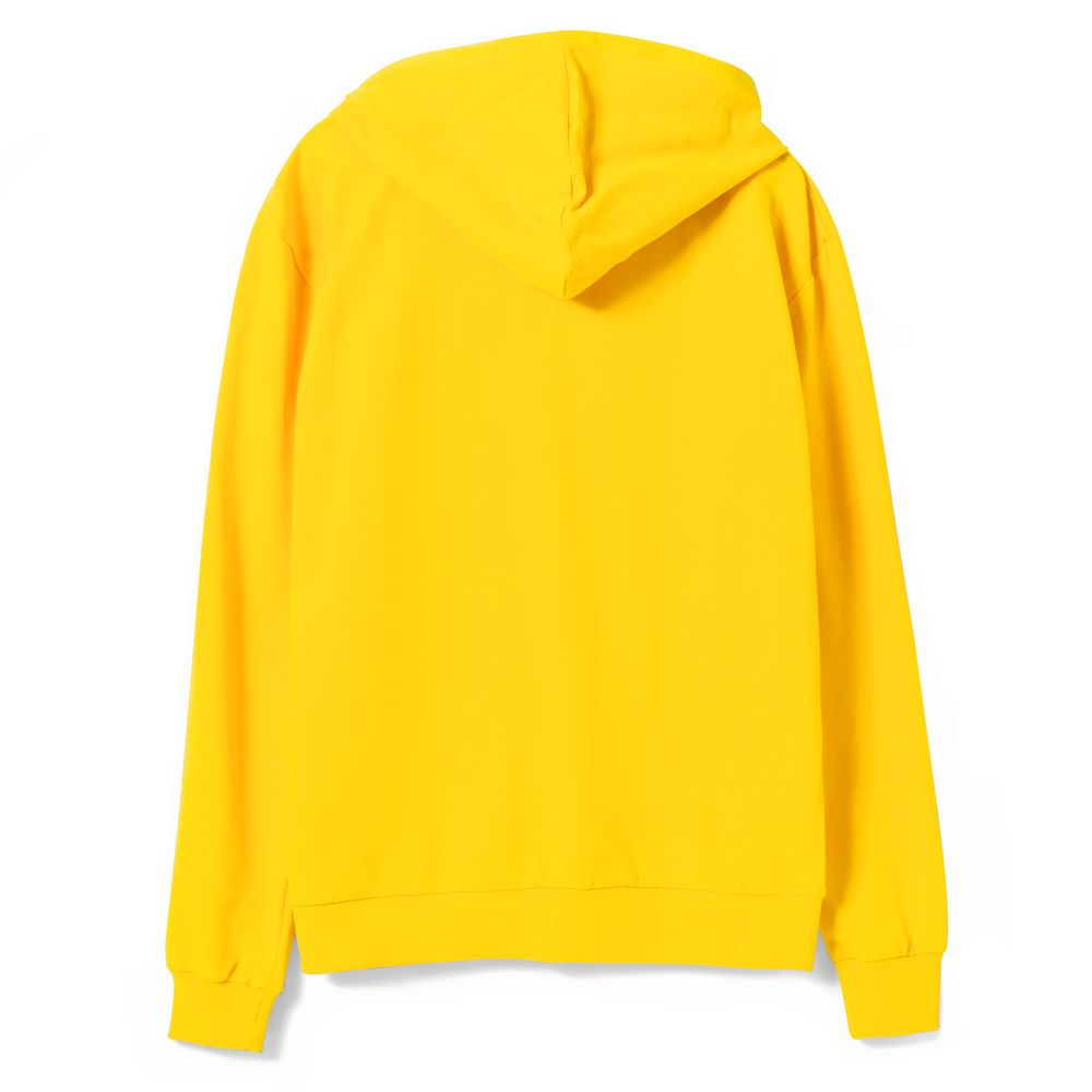Толстовка на молнии с капюшоном Unit Siverga, желтая — изображение 3