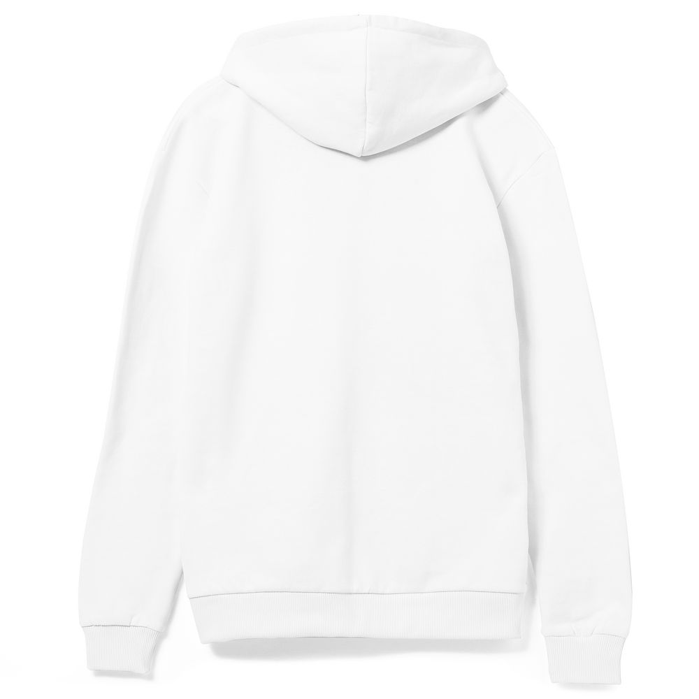 Толстовка на молнии с капюшоном Siverga Heavy, белая (белоснежная) — изображение 3