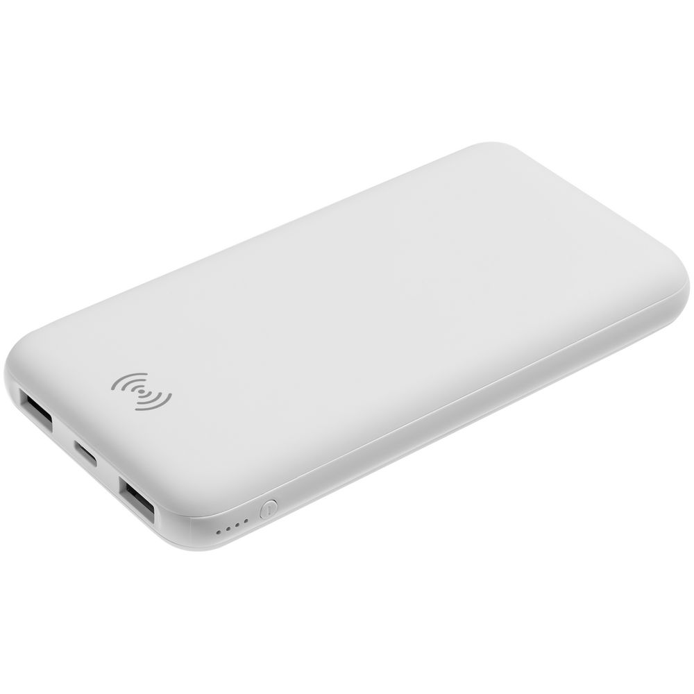 Аккумулятор Quick Charge Wireless 10000 мАч, белый — изображение 3