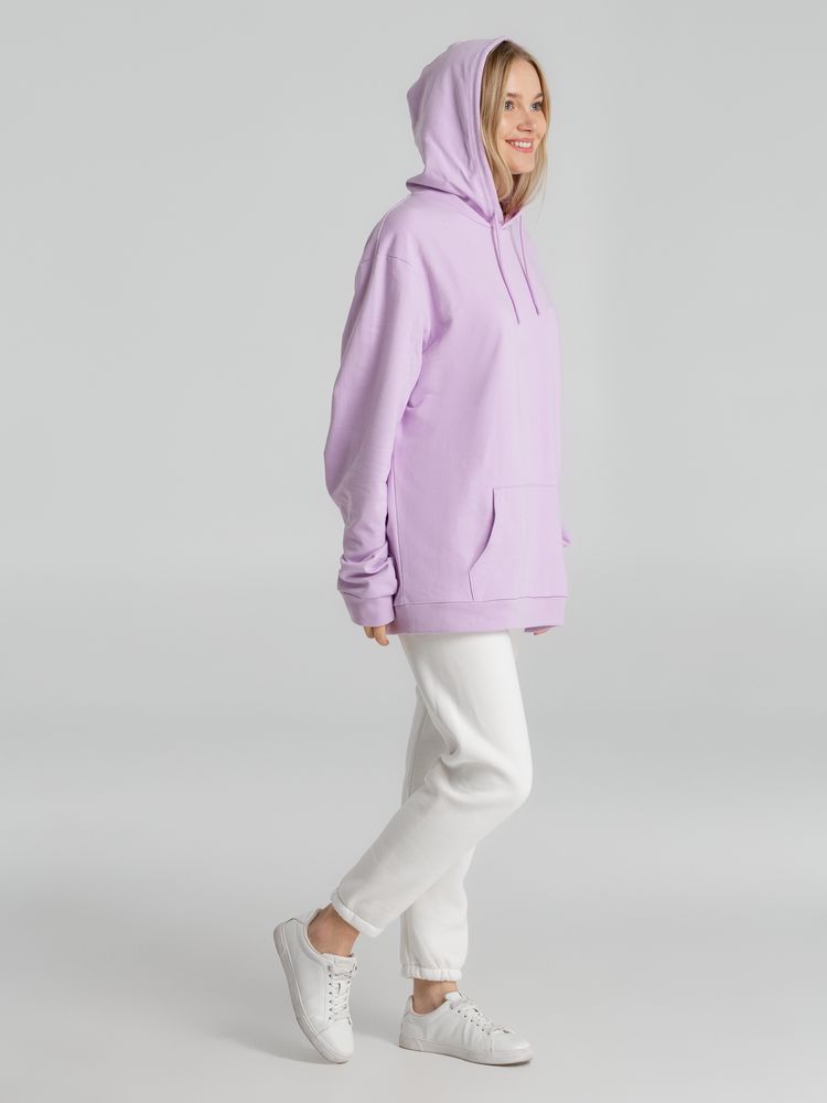 Толстовка с капюшоном унисекс Hoodie, сиреневая — изображение 16