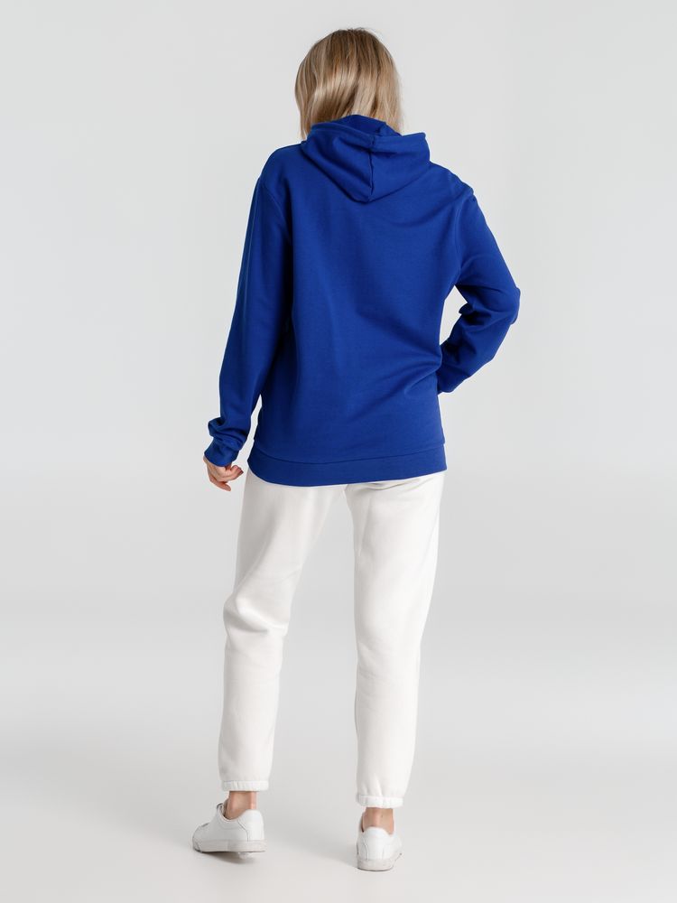Толстовка с капюшоном унисекс Hoodie, ярко-синяя — изображение 11