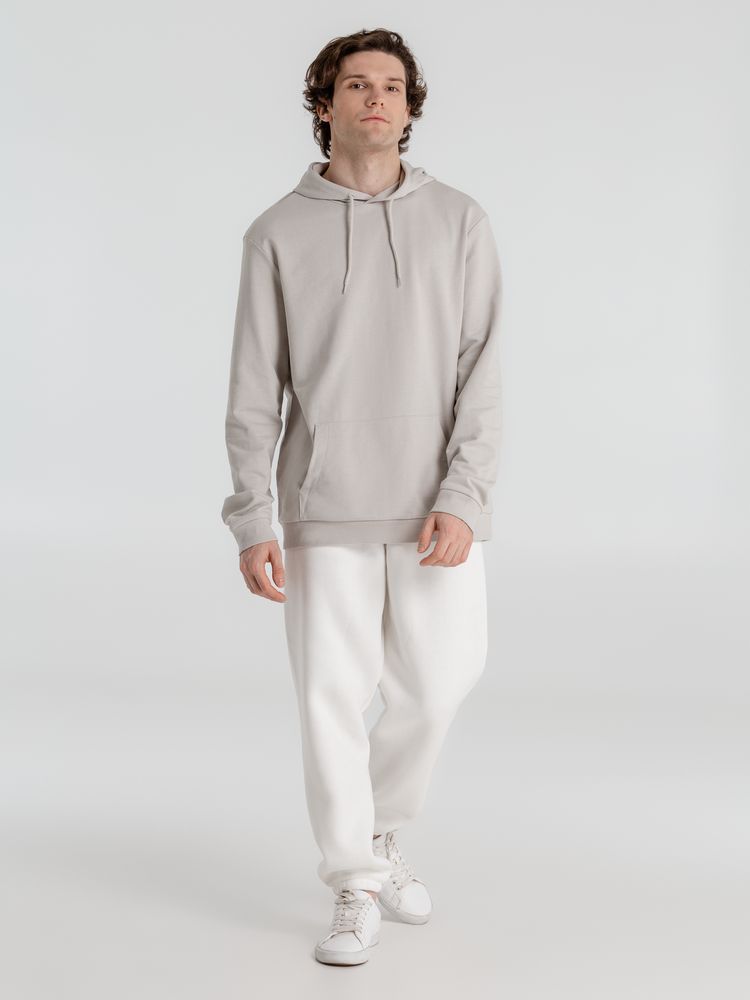 Толстовка с капюшоном унисекс Hoodie, дымчато-серая — изображение 9