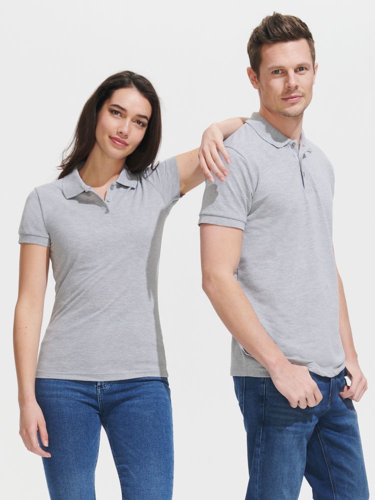 Рубашка поло мужская Prime Men 200 голубая — изображение 4