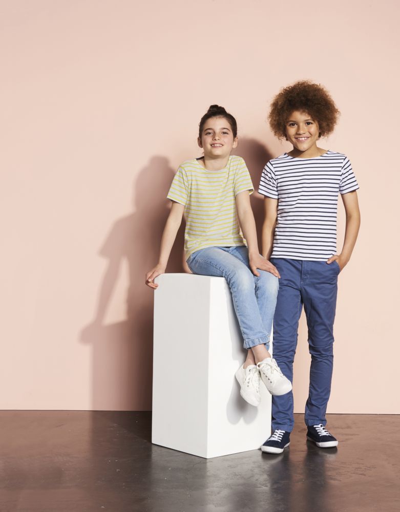 Футболка детская Miles Kids белая с красным — изображение 5