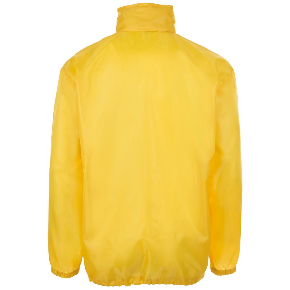 Ветровка унисекс Shift, желтая — изображение 3