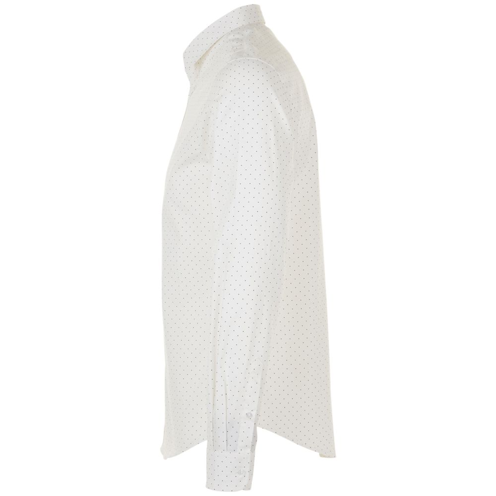 Рубашка мужская Becker Men, белая с темно-синим — изображение 4