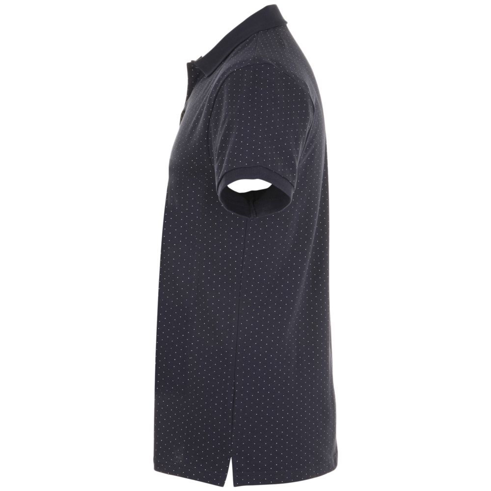 Рубашка поло мужская Brandy Men, темно-синяя с белым — изображение 4