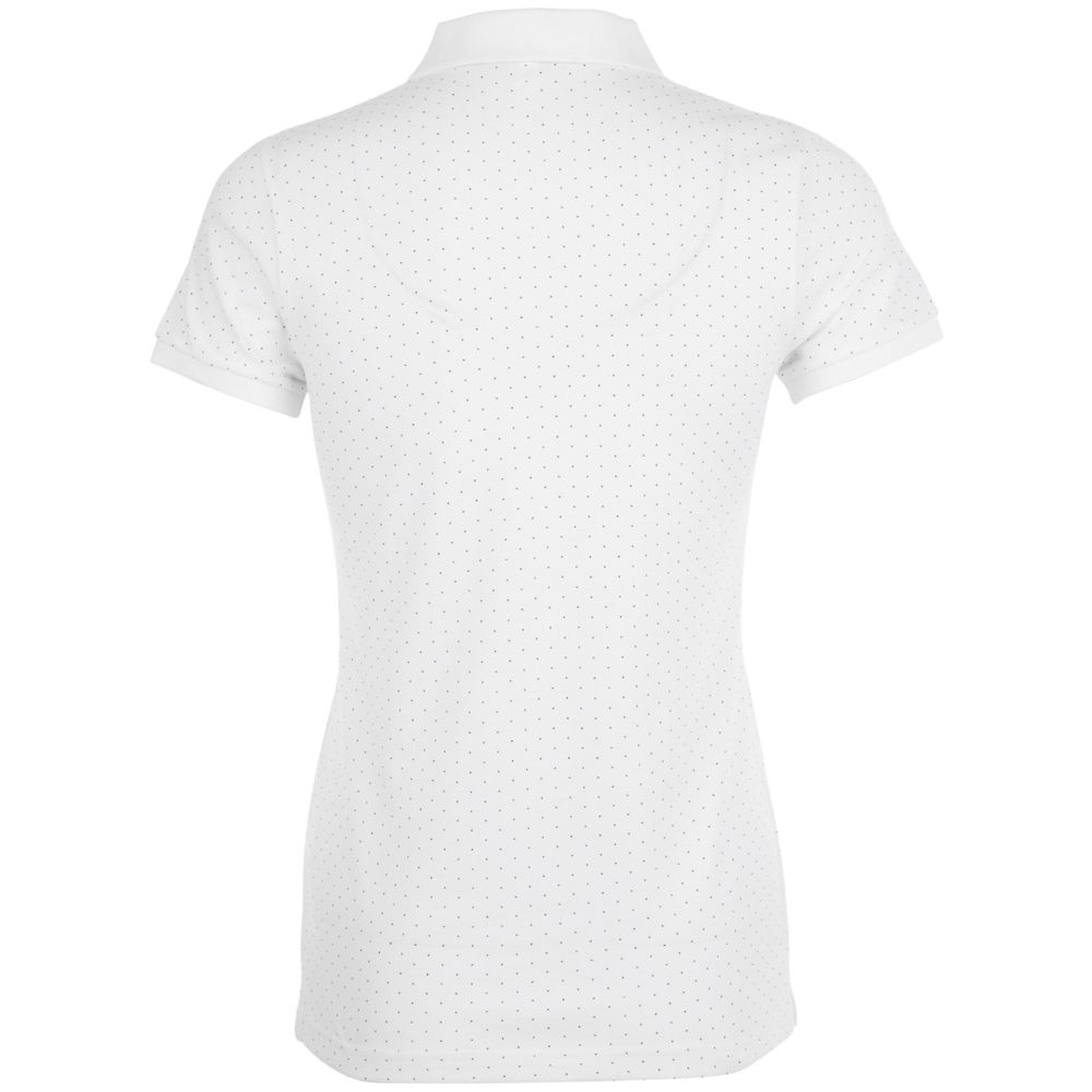 Рубашка поло женская Brandy Women, белая с темно-синим — изображение 3