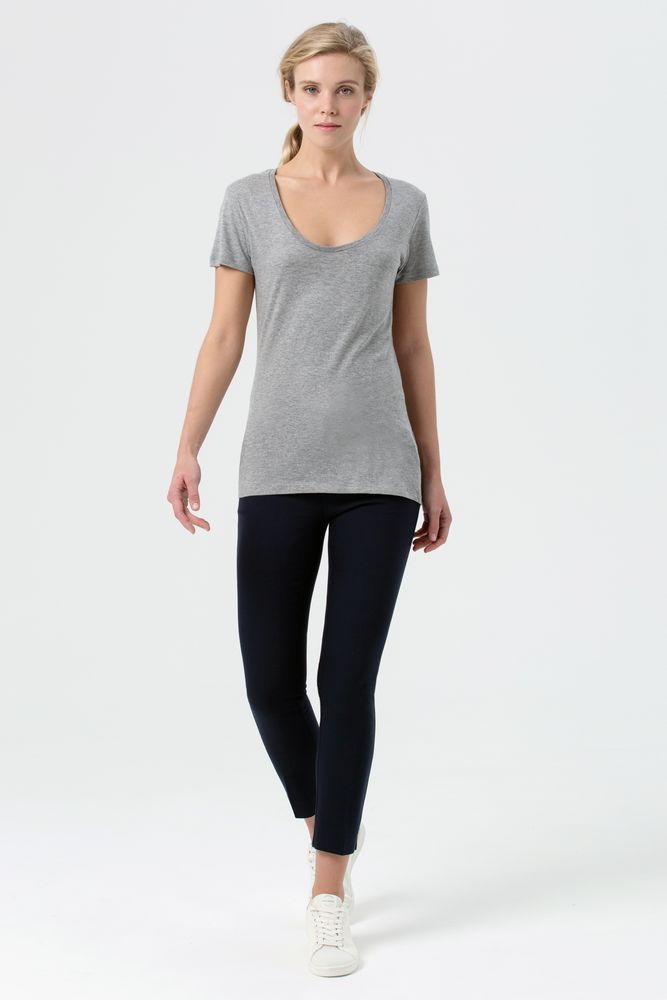 Футболка женская Metropolitan, серый меланж — изображение 8