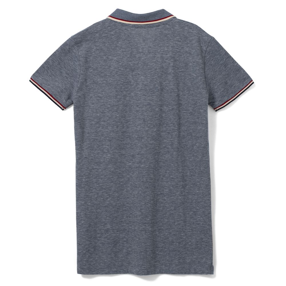 Рубашка поло женская Paname Women, голубой меланж — изображение 3